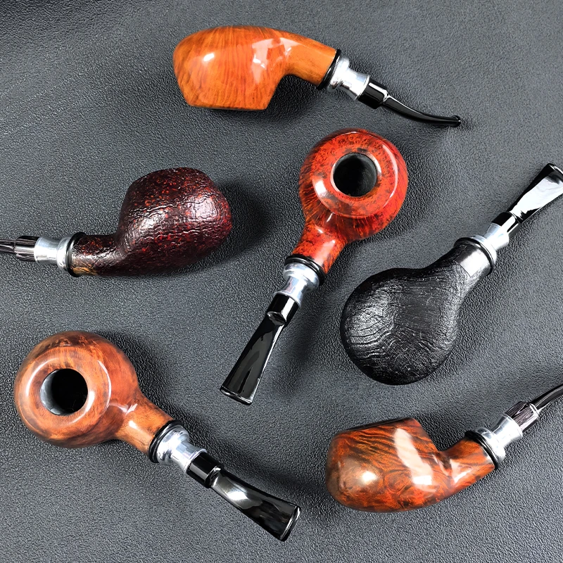 Apple Briar Wood Handcrafted Pipe - Premium Artisan Smoking Pipe with Durable Briar Wood for Smooth Smoke