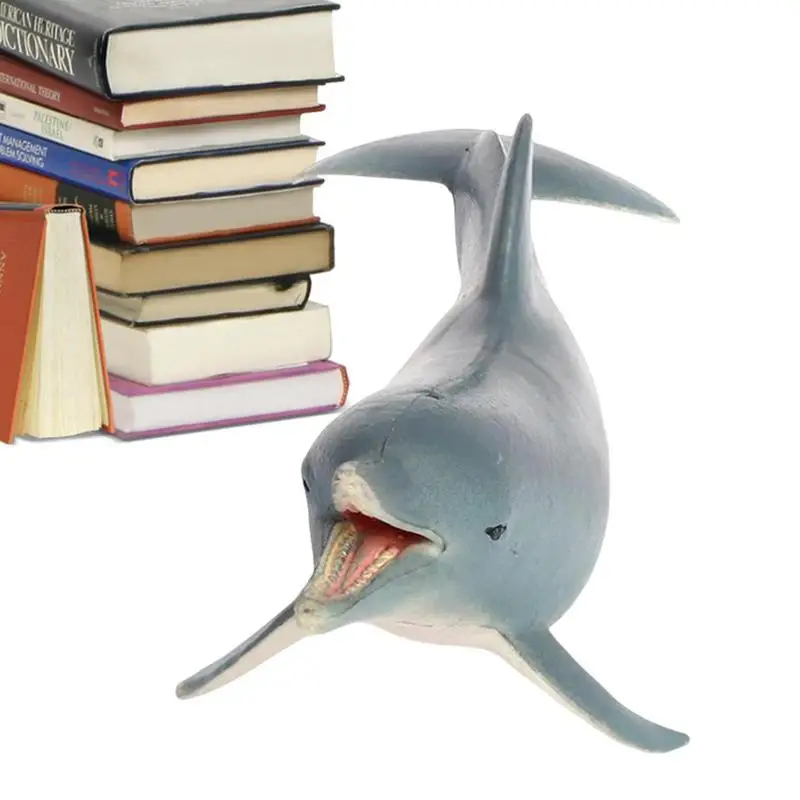 Sea Animals Figurines Dolphin Figures Miniature Kids Cognition Education Toy Mini Animals Dolphin Model Action Figures Ocean