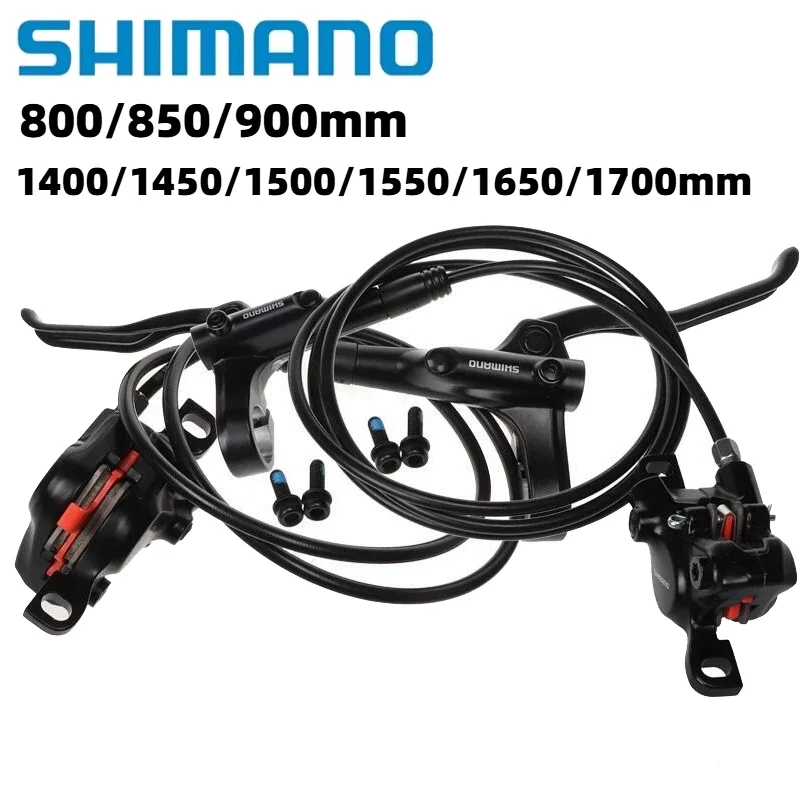 Shimano MT200 BR Hydraulic Disc Brake BL-MT200 One Pair With Brake Pads 800MM 850MM 1400MM 1450MM 1550MM For MTB E-Bike Riding