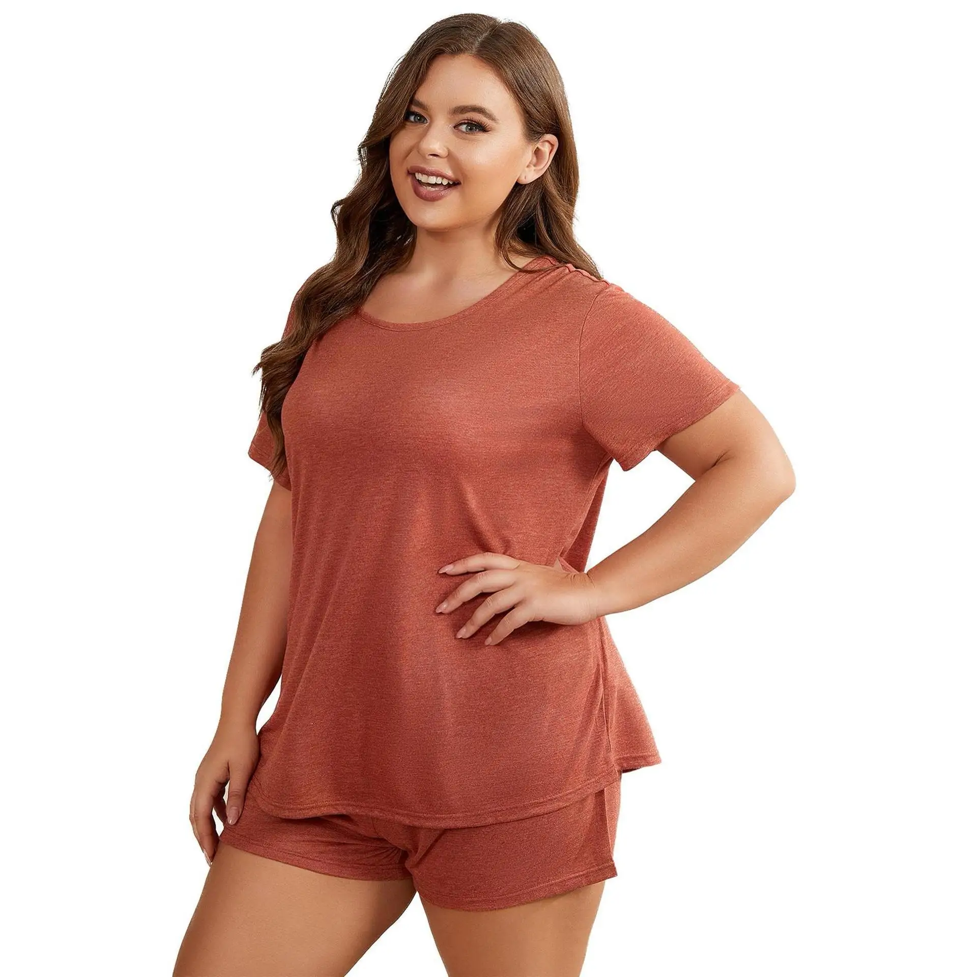 plus size crop	Komplety piżam	krótki przycięty	kobiety mujer conjuntos pijamas conjunto piżama pijama femme ensembles feminino bielizna nocna