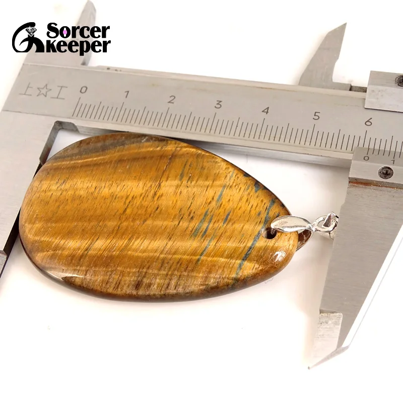 Real Female Natural Crystal Bijoux Femme Choker Necklaces Pendants Hand Made Iron Tiger Eye Stone Beads For Jewelry Making BA838