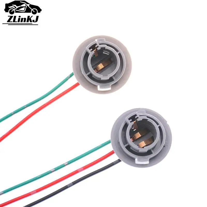 1 Buah Lampu Mobil Soket Bohlam 1156 1157 BA15S BAY15D Soket Bohlam Adaptor Lampu Rem Soket Mobil Aksesori Suku Cadang Lampu Mobil