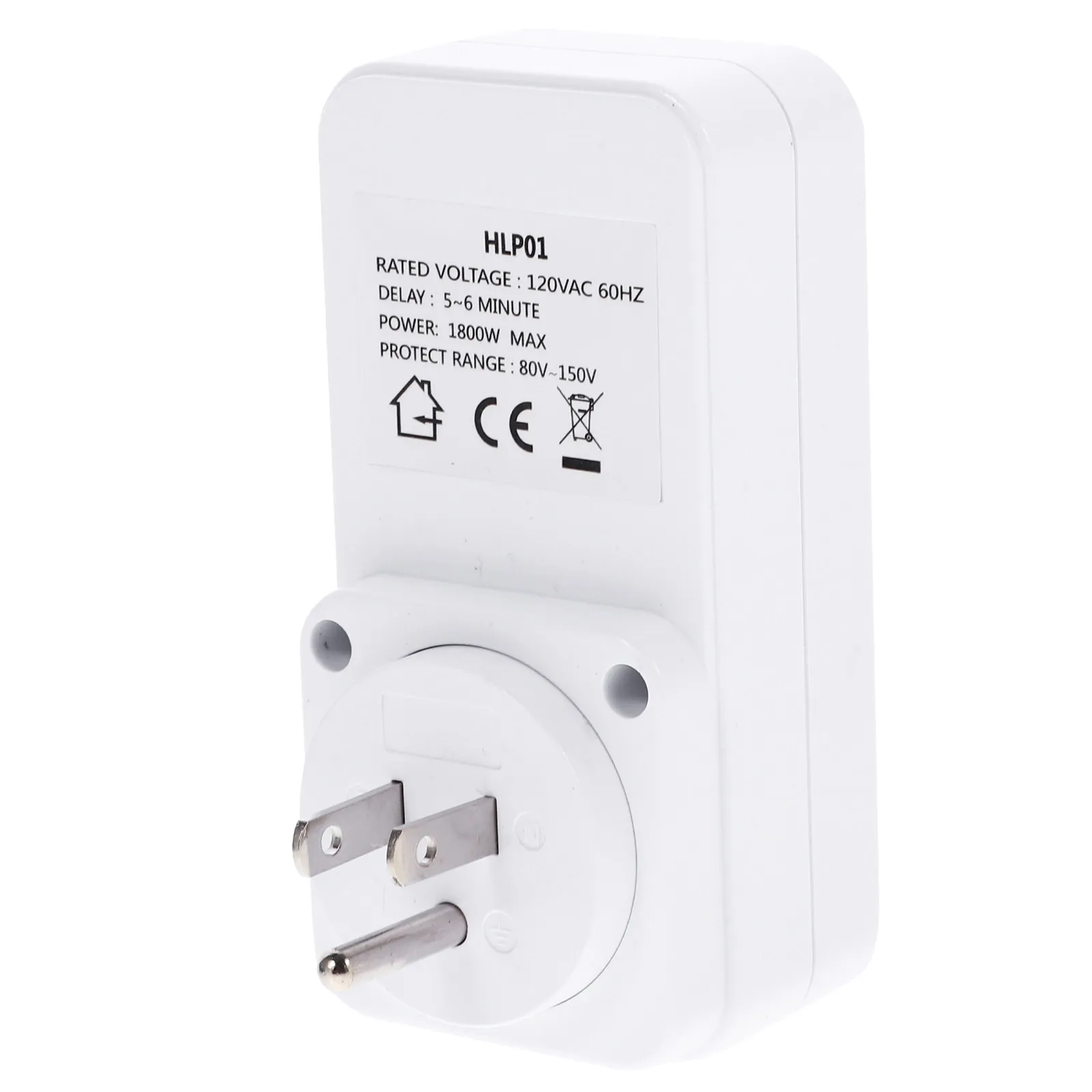 Single Outlet Voltage Protector Socket for Refrigerator Multi-Functional Automatic Voltage Detection Protection Device for Us