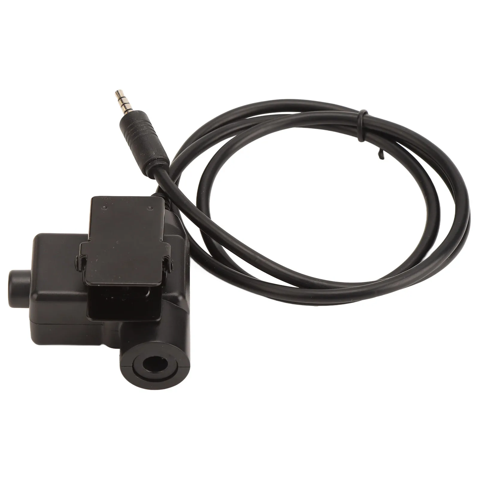 

U94 Адаптер PTT из искусственной кожи, высокогибкий, чистый звук, морозостойкий адаптер для гарнитуры PTT для сотового телефона с интерфейсом звука 3,5 мм