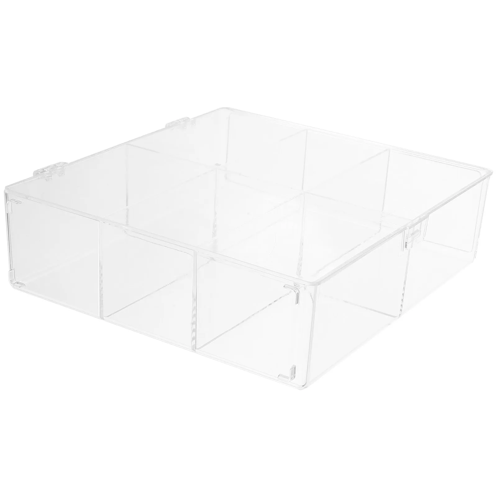 

Прозрачный органайзер для карт и фотографий, многофункциональный пластиковый контейнер для хранения, прочный, многоразовый, для мелких предметов на рабочем столе