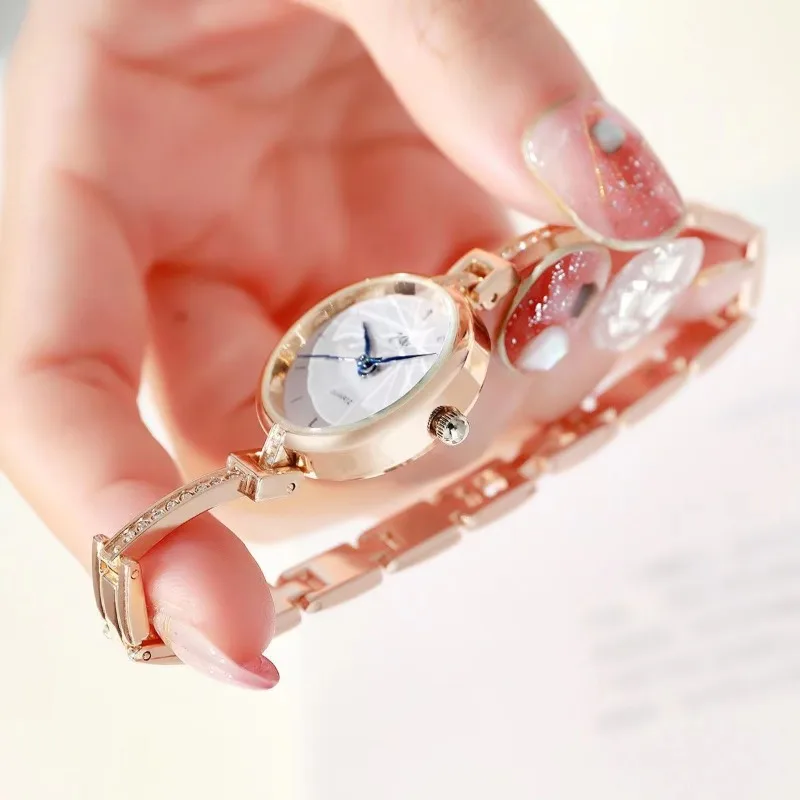 

Простые элегантные маленькие женские часы, роскошные брендовые золотые наручные часы для женщин, женские кварцевые часы для девочек Montre Femme