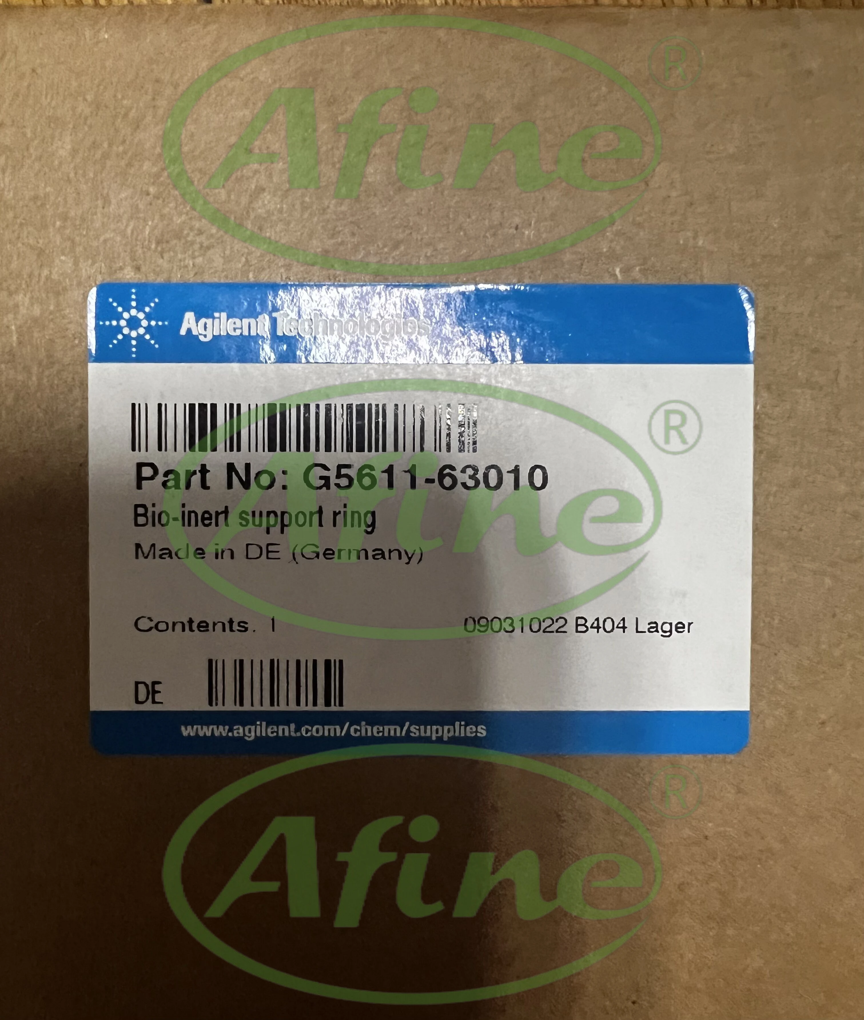 

AFINE Agilent G5611-63010 Bio-Inert Support Ring for 1260 Bio-Inert Quaternary Pump