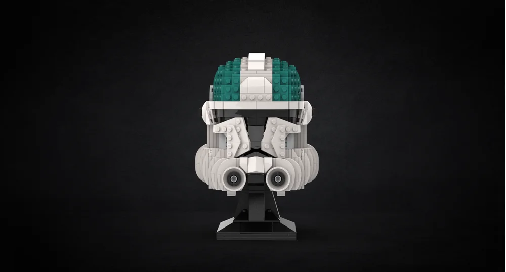 

MOC-Captain Helmet 174624 SpaceShip Battle Model Building Block Architecture Education Assembly Model Toy