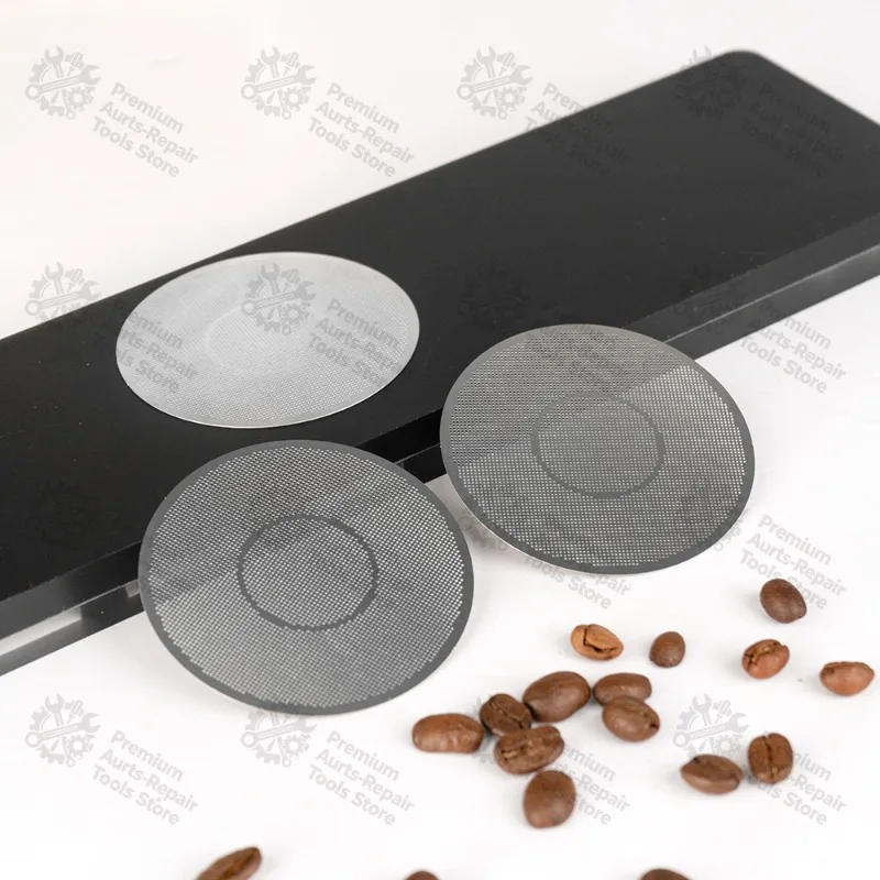 62mm Stainless Steel Coffee Filter Disc, Reusable Metal Filter Screen Suitable for AeroPress Coffee Maker
