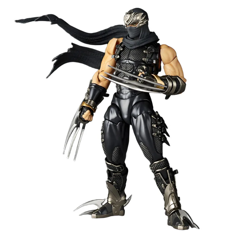Kaiyodo original incrível yamguchi ryu hayabusa anime figuras de ação brinquedos para meninos presente natal modelo colecionável ornamentos