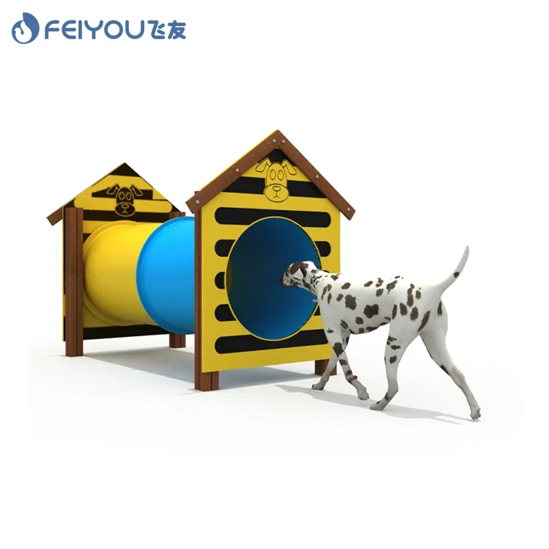 Feiyou Commercial Dog Park Training Equipment Pet Daycare Outdoor Playground dog walk ramp outside dog park customized doggie