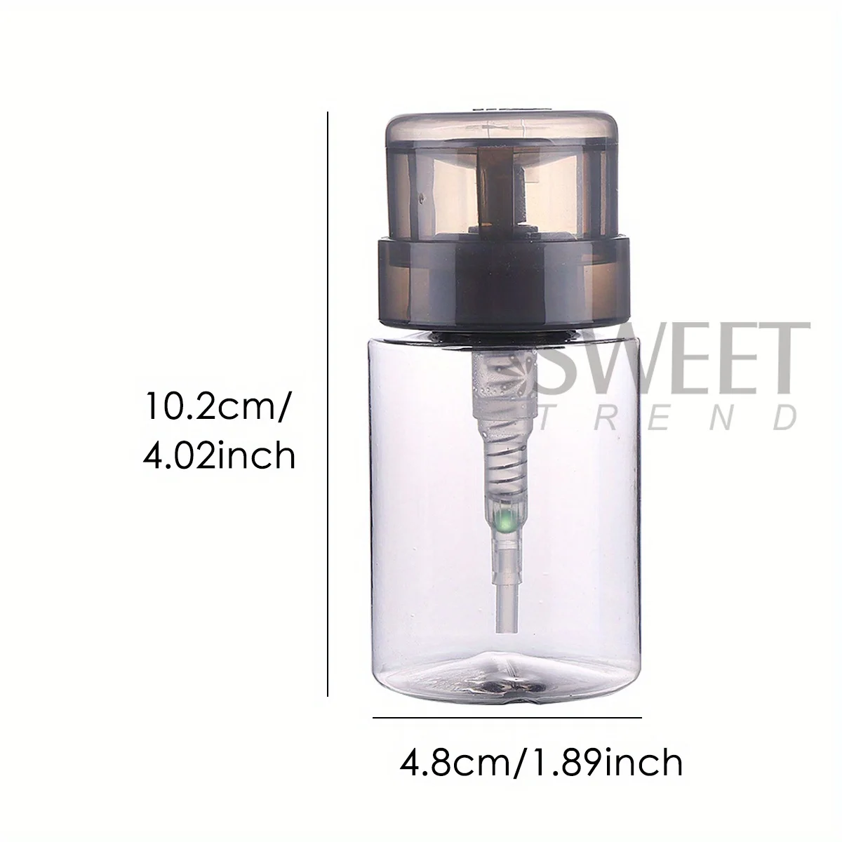2 stücke 100 ml Leere Nail art Polnischen Saubere Flasche Push Pumpe Dispenser Flüssigkeit Lagerung Flasche Reiniger Entferner Container maniküre Werkzeug – Detail 7