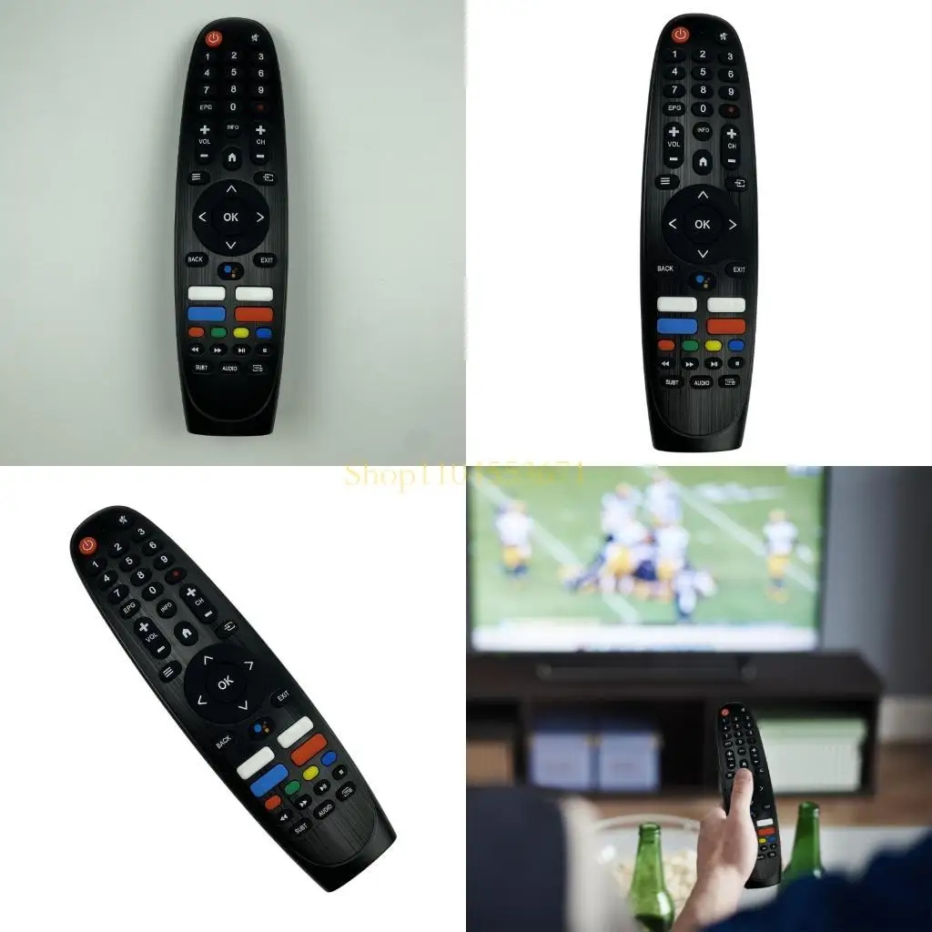 Best Seller Durability ABS Voice Remote Control for SMTV1.4128 TVs Device Remotes Support Ergonomic Handle For Easy to Use
