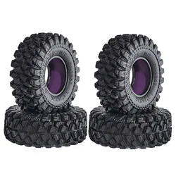 DJ Super Large Soft 1.3 Inch Tire 70 * 26mm Muddy Swamp Tire for SCX24 TRX4M AX24 1/18 1/24 ,T1320, Come with Silicone Inserts