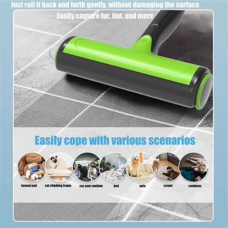 Flusen Roller Hund Haarentferner Haustier BrushRemoves Haare Magie für Tier Wolle Entfernung Katzen Lint Kleidung Reinigung Werkzeuge Liefert – Detail 4