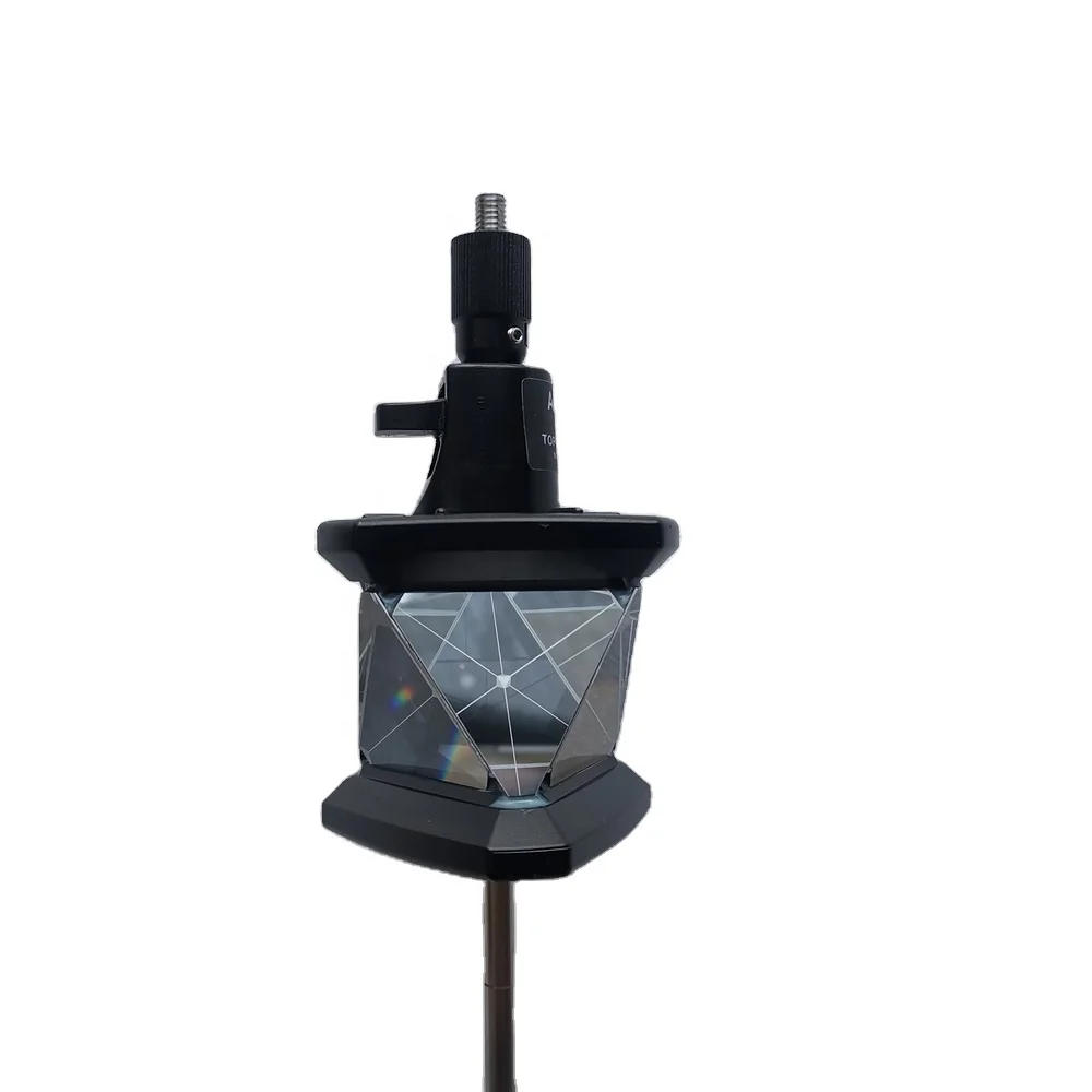A-TP2S 360 Degree Optical Glass Prism Total Station Survey Instrument BK7 Material Accessories