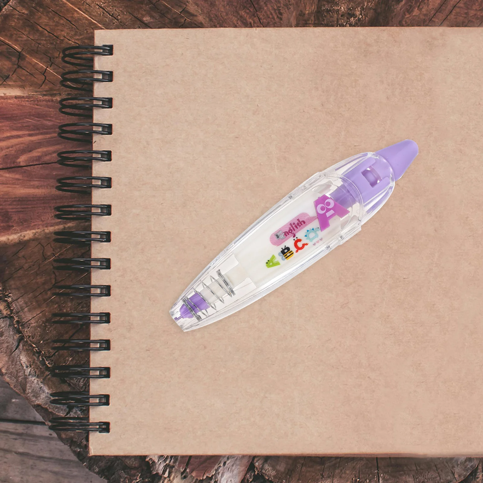 

Decorative Correction Tape Book Themed Washi Aesthetic Junk Journal Supply Roller Letter