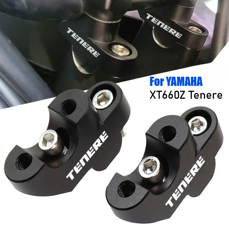 For YAMAHA XT660Z Tenere XT 660 Handlebar Riser Handle Bar Clamp Extend Adapt CNC Aluminum Motorcycle Accessories
