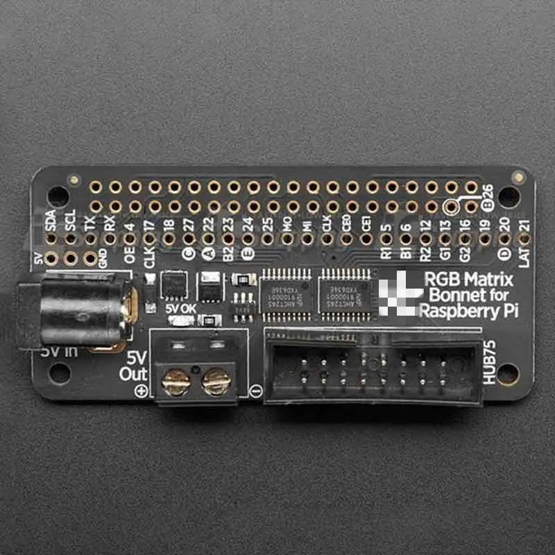 RGB Matrix Bonnet for Raspberry Pi LED zero PI0 Raspberry pi Zero V1.3/PI ZERO