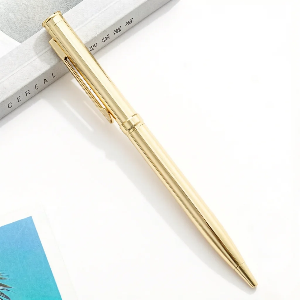 Customizable ballpoint pen available in stock, premium metal pens, gift pens, metal ballpoint pens, hotel-use metal pens
