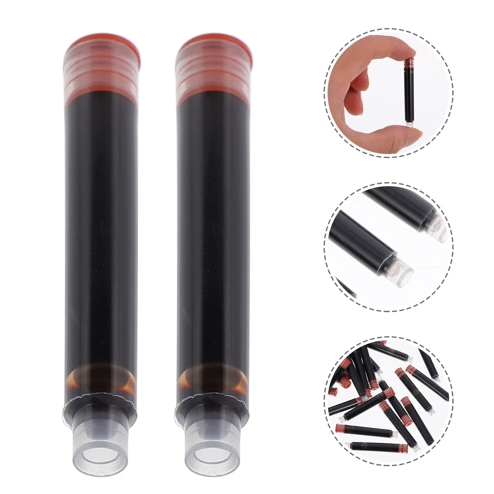 

50Pcs Colorful Erasable Fountain Pen Ink Cartridges Universal Refill for School Office Writing Stationery Supplies