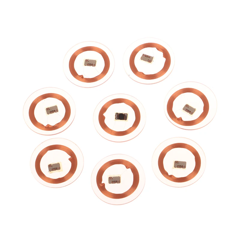 GEN2 CUID Android-app MCT Wijzig blok 0 Verwisselbare UID Herschrijfbare 25 mm koperen spoel Transparante muntkaart NFC 13,56 MHZ 1K S50