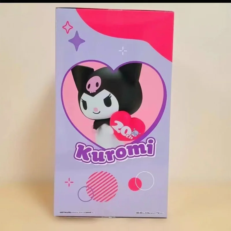 

Подлинная оригинальная Bandai Banpresto Sofvimates Kuromi 20th в наличии аниме фигурка модель коллекционная фигурка настольный орнамент игрушки