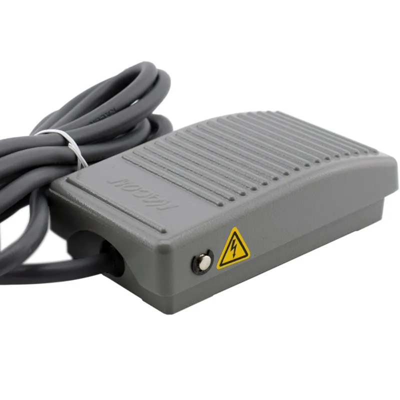 New Foot Switch HRF-M4 Aluminum Housing Metal Foot Pedal Plate Gold Plated Fretting Durable Pedal, 1PCS