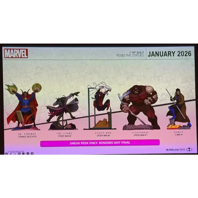 mcfarlane-toys-marvel-doctor-strange-spider-man-the-lizard-juggernaut-gambit-1-10-scale-posed-figures-statue-model-doll