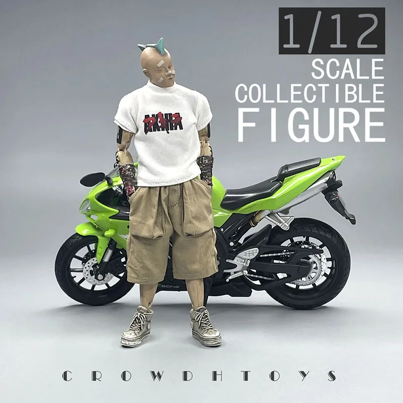 1/12 ذكر الجندي السراويل الاتجاه البضائع غير رسمية متعددة جيب طول الركبة السراويل الرياضية ملحق ل 6 "عمل الشكل الجسم نموذج #2