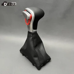 LHD Black Stitching Auto Automatic Gear Shift Knob For Audi A6 C6 A4 B8 A5 Q5 2009 2010 2011 2012 2013 2014 4G1713139R