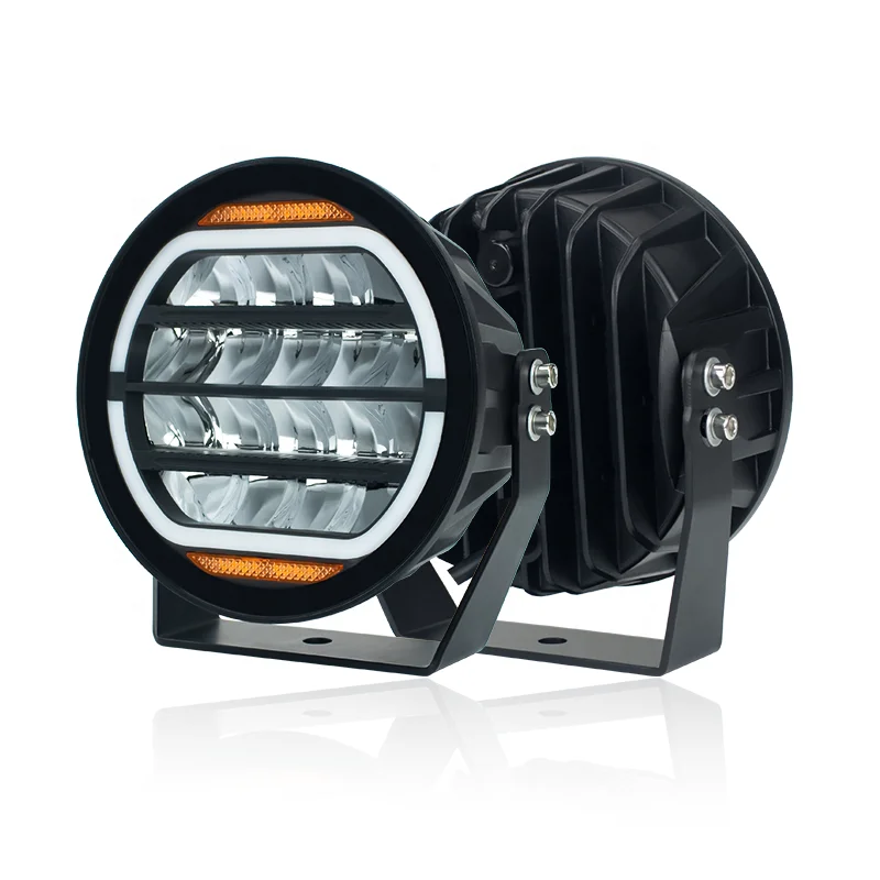 Ultra-bright 5/7/9-inch Light Emitting Diode Running Light New 9-32V Automotive Spotlight for Automotive Light Accessories
