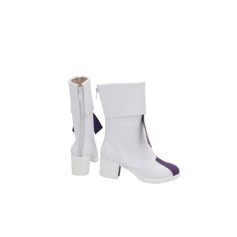 

ss23The Seven Deadly Sins Liones Elizabeth Goddess Clan Cosplay Shoes Customized White Boots for Unisex