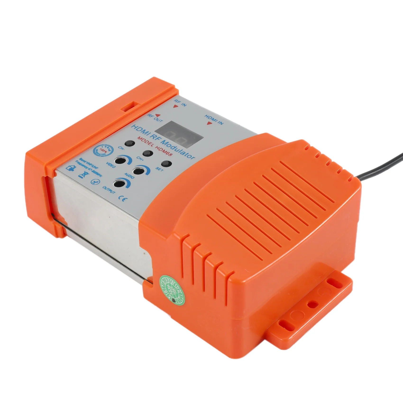 디지털 RF HDMI 변조기, AV-RF 변환기, VHF UHF PAL/NTSC 표준 휴대용 변조기, EU 플러그, HDM68, 신제품