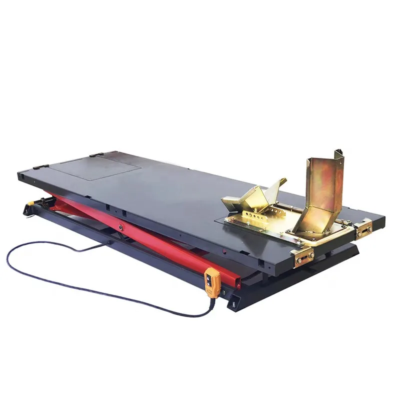 Motorcycle electric maintenance platform Large displacement pneumatic repair table Lifting table