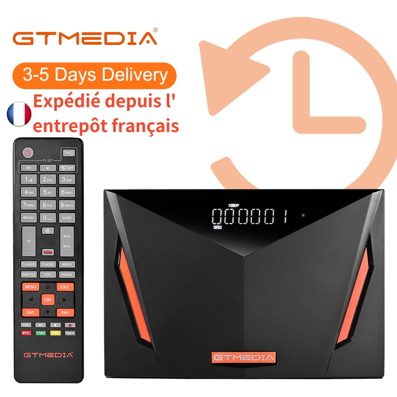 

GTMEDIA V8 UHD Satellite Receiver DVB-S/S2/S2X+T/T2/ISDB-T/Cable 4K Ultra High Display Built in 2.4G WIFI Multi-format decoder