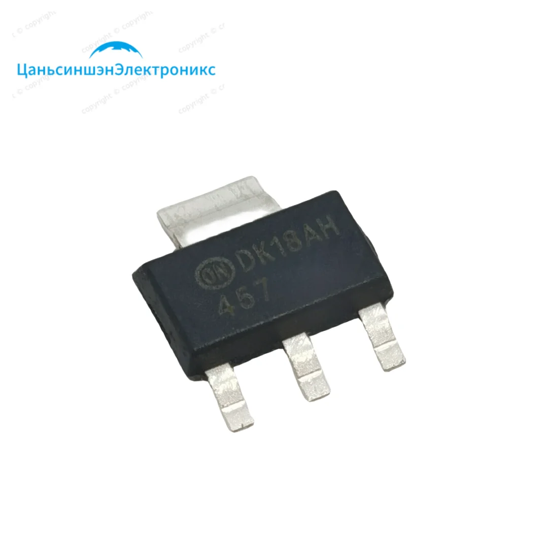 10PCS  FDT457N Channel MOS MOSFET SOT223 Silk Screen 457 New from stock