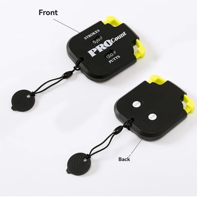 

Инструменты для подсчета ударов мяча для гольфа, портативный счетчик результатов, двойной цифровой бомбардировщик с брелоком, аксессуары для тренировок по гольфу