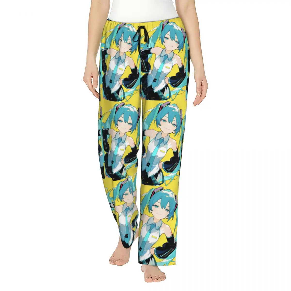 calcas-de-pijama-femininas-hatsune-miku-calcas-de-lounge-esticaveis-roupas-de-dormir-para-meninas-vocaloid