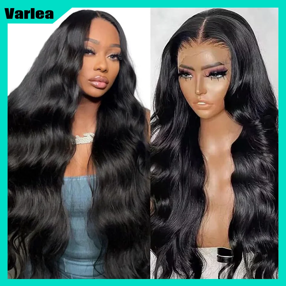 Парик фронта шнурка Varlea Body Wave 13x6 13x4 Парик фронта шнурка человеческих волос Свободная объемная волна 30-дюймовый парик фронта шнурка Человеческие волосы для женщин