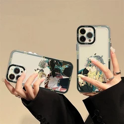 Genshin Impact Alhaitham Kaveh Phone Case For iPhone 13 14 Pro Max XS XR 12 11 Pro 13 Mini 6 7 8 Plus Soft Clear Back Cover