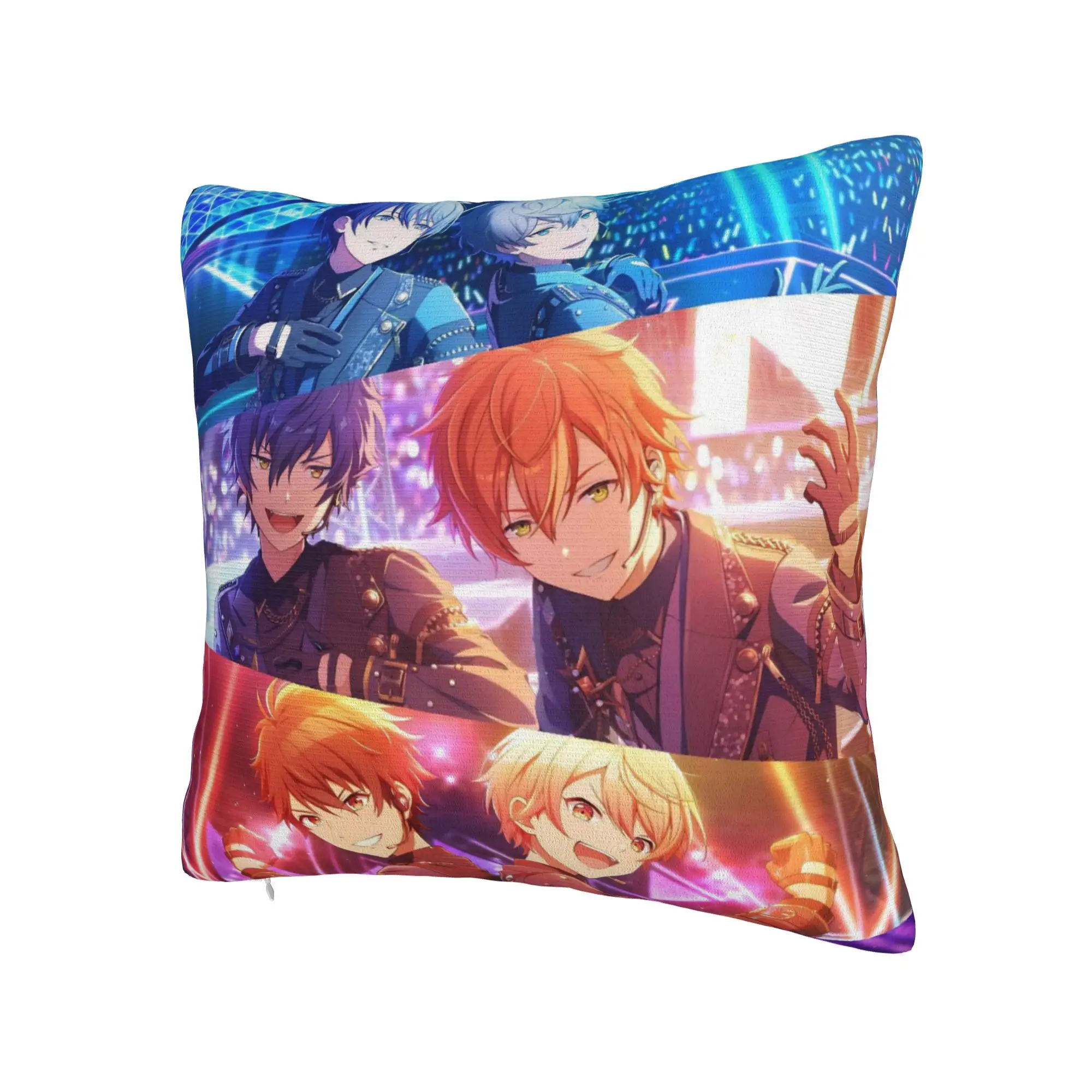 Decorative Pillow Cover E-Ensemble-Stars Stuff Home  Throw Pillow Case Cover Zippered Multi-Size