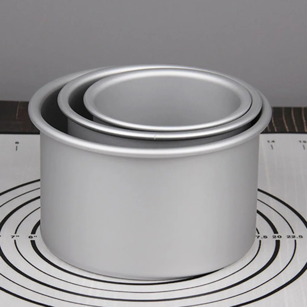 8 Inch Aluminum Alloy Round Hollow Chiffon Cake Mould Food Cake Pan DIY