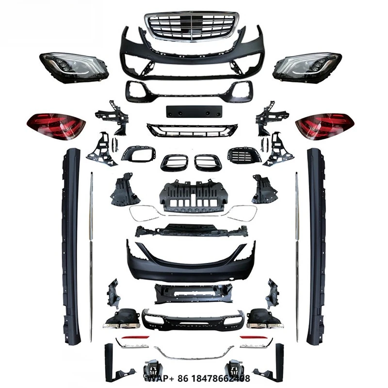 

Hot Selling Bodykit Car Tuning Parts Front Lip for W222 Upgrade to W222 S63 Body Kit for Mercedes benz s Class Bodykit
