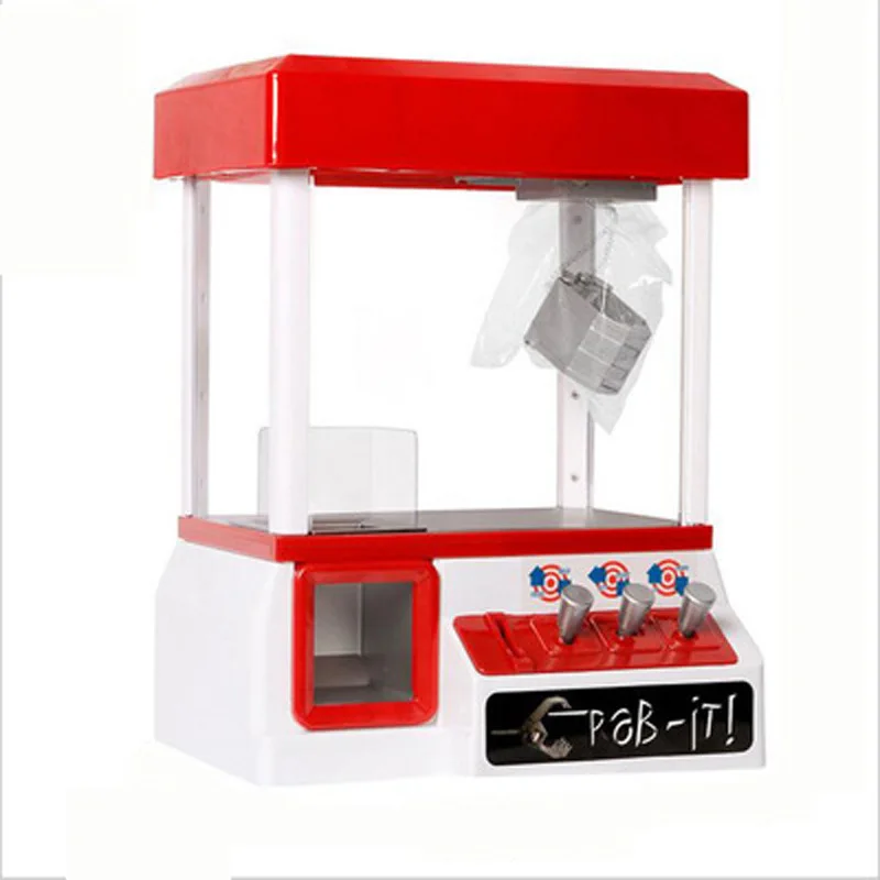 

Cartoon Mini Claw Machine Toys for Children Automatic Operated Play Game Arcade Machines Kids Doll Vending Machine Kids Gifts