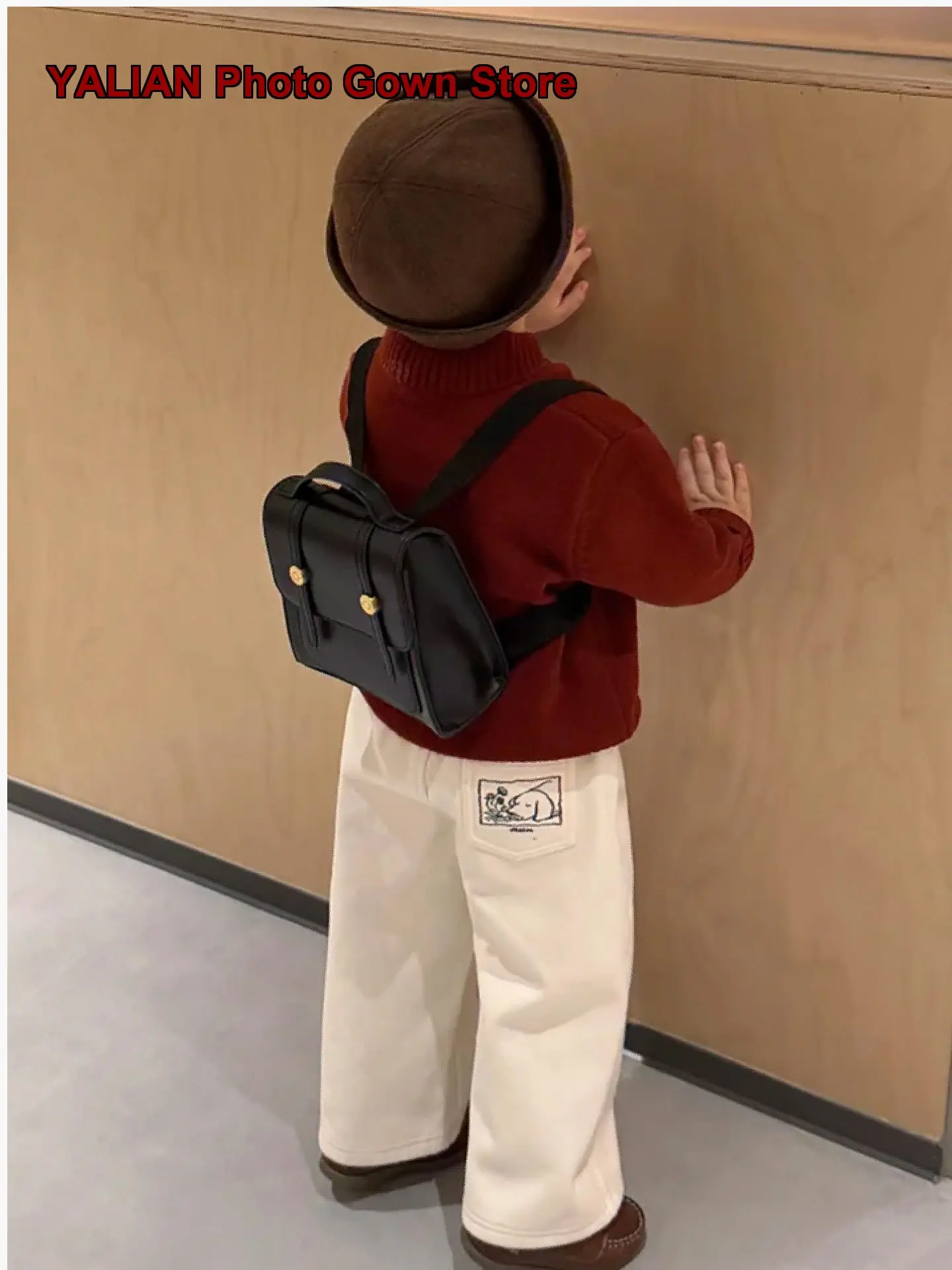 Pola Korean Boys Extremely Handsome Winter Trendy New Year Greeting Clothes Kids