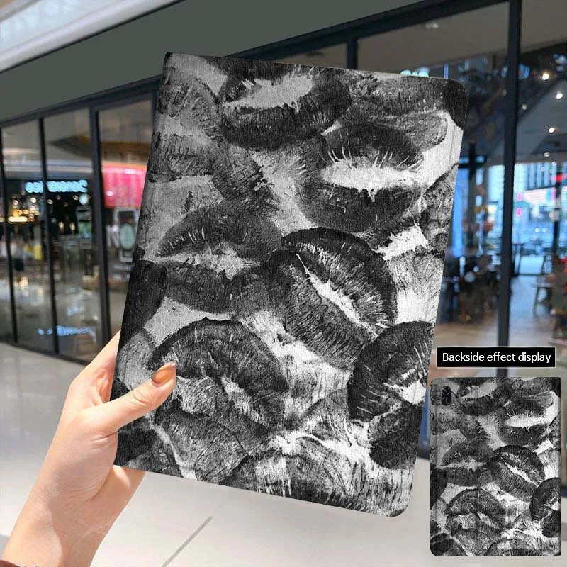 ريترو ليوبارد طباعة الشفاه ل الشرف الوسادة ماجيك GT GT2 6 X8 V7 V8 X9 8 9 13 X8a X9a Pro 10 12.1 12.5 بوصة اللوحي #6