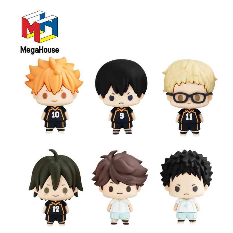 

In Stock Megahouse Haikyuu!! Shoyo Hinata Tobio Kageyama Oikawa Tooru Chokorin Mascot Haikyuu!! Vol.1 Original Anime Model Toys