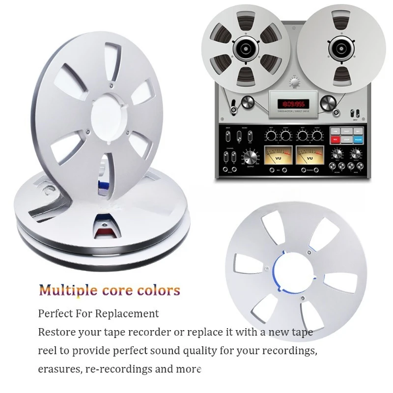 10.5 Inch 1/4 Open Empty Tape Reel NAB Hub Reel To Reel Audio Take-up Spool