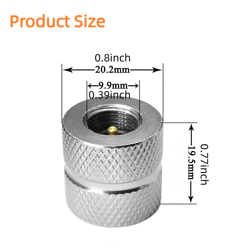 1 قطعة التخييم في الهواء الطلق محول الغاز شيفتر الملء خزان مسطح تحويل محول التخييم محول الغاز صمام اتصال شحن الغاز #5